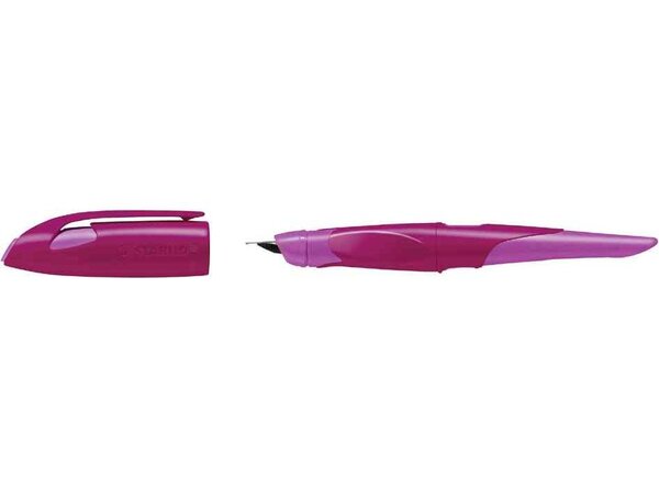 Stylo plume EASYbirdy L, gaucher, framboise/rose STABILO