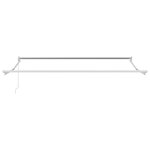 Store Rétractable Manuel vidaXL Gris 350x250 cm