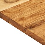 vidaXL Dessus de meuble-lavabo de salle de bain Acacia 114x52x4 cm