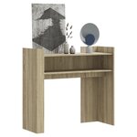vidaXL Table console chêne sonoma 100x35x90 cm bois d'ingénierie