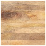 vidaXL Dessus de table 40x40x3 8 cm carré bois massif manguier