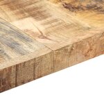 vidaXL Table de salle à manger 180x90x76 cm Bois de manguier massif