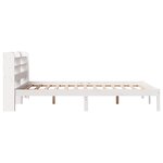 vidaXL Cadre de lit sans matelas blanc 120x200 cm bois de pin massif