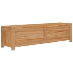 vidaXL Meuble TV 135x30x35 cm bois de teck massif