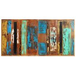 vidaXL Table à manger 140x70x76 cm Bois de récupération massif