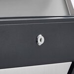 Boîte aux lettres murale avec fenêtres de visualisation en acier inoxydable