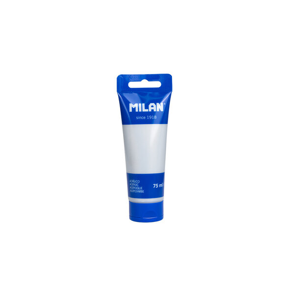 Tube 75ml peinture acrylique argent
