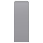 vidaXL Étagères murales sous forme de cube 3 Pièces Gris MDF