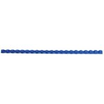 Gbc ensemble d'anneaux de reliure combbind 14 mm bleu