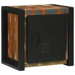 vidaXL Armoire Murale de Salle de Bain Multicolore Bois Récupéré Moyenne