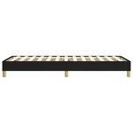 vidaXL Cadre de lit sans matelas noir 80x200 cm tissu