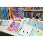 Classeur 2 Anneaux 15mm Polypropylène Kreacover Pastel - A4 - Couleurs Assorties - X 20 - Exacompta
