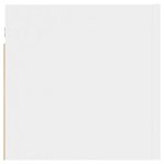 vidaXL Meuble TV mural Blanc 30 5x30x30 cm