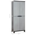 vidaXL Armoire en plastique 68x39x171 5 cm