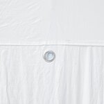 vidaXL Tente de fête blanche 8x4 m PE