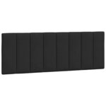 vidaXL Cadre de lit avec lumières LED noir 140x190 cm velours