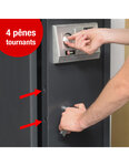 THIRARD - Armoire à fusils Monteria  fermeture électronique à code  4 pênes  capacité de 10 fusils