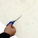 vidaXL Tapis de sol de camping crème 2 5x2 m