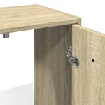 vidaXL Ensemble de meubles de salle de bain 2 Pièces chêne sonoma