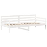 vidaXL Ensemble de lit de jour et de banc et toit 90x200 cm pin massif