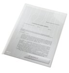 Combifile Sachet de 3 Chemises à soufflet face arrière rigide A4 Transparent grainé LEITZ