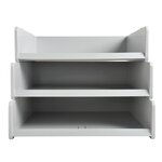 Corbeille À Courrier Multitri Office - Gris Lumière - X 6 - Exacompta