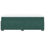vidaXL Sommier à lattes de lit avec matelas Vert foncé 90x190 cm