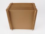 Kit Déménagement Vaisselle – 6 cartons multi usages, 6 séparateurs et 1 rouleau adhésif