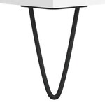 vidaXL Meuble TV Blanc 160x35x55 cm Bois d'ingénierie