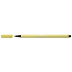 Stylo feutre Pen 68  jaune moutarde x 10 STABILO