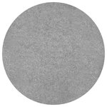 vidaXL Gazon artificiel avec picots Dia.130 cm Gris Rond