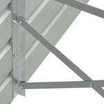 vidaXL Lit surélevé de jardin Acier galvanisé 320x40x45 cm Gris