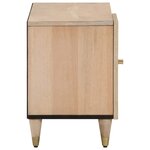 vidaXL Meuble TV 80x31x46 cm bois massif de manguier