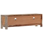 vidaXL Meuble TV Bois massif 130x30x40 cm