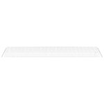 vidaXL Serre avec cadre en acier blanc 144 m² 24x6x2 85 m