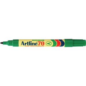 Marqueur '70' permanent indélébile pointe conique 1,5 mm vert ARTLINE