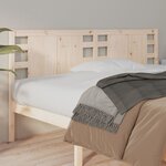 vidaXL Tête de lit 206x4x100 cm Bois massif de pin