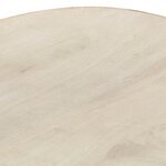 vidaXL Tabourets de bar lot de 2 bois de manguier massif