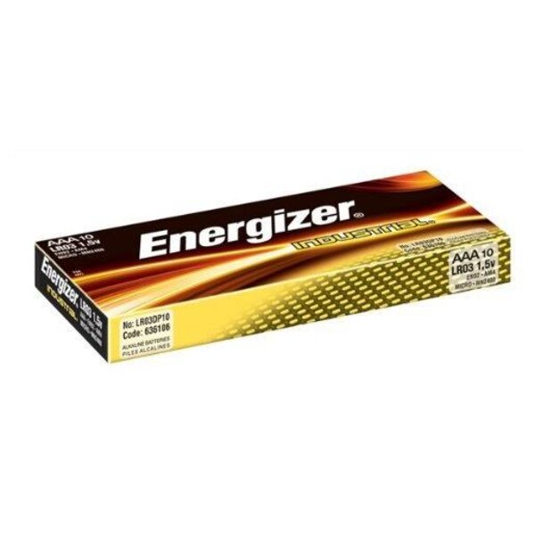 Paquet de 10 piles Industrial AAA/LR03 DP10/120 ENERGIZER