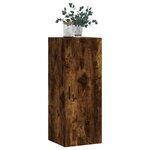 vidaXL Armoire murale chêne fumé 34 5x34x90 cm