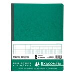 Registre piqûre 8 colonnes exacompta 4080
