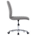 vidaXL Chaises à manger lot de 2 gris clair tissu