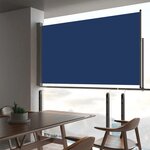 vidaXL Auvent latéral rétractable de patio 140 x 300 cm Bleu