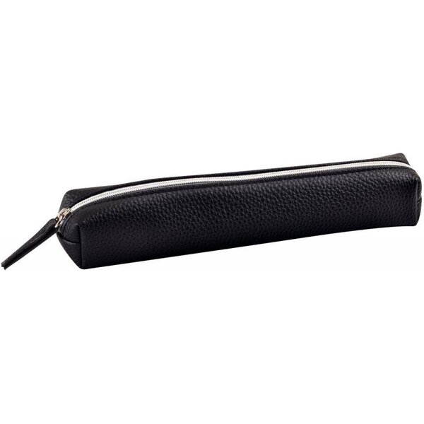 Mini trousse en simili cuir noir