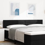 Tête de lit design lignes vidaXL noire 200 cm en tissu