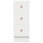vidaXL Cadre de lit de rangement Blanc 90x200 cm