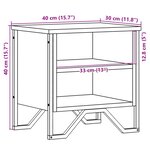 vidaXL Table de chevet Chêne sonoma 40 x 30 x 40 cm Aggloméré