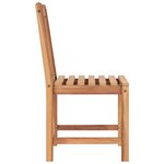 vidaXL Ensemble de salle à manger de jardin 7 Pièces Bois de teck solide