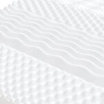 vidaXL Lit de jour et gigogne et matelas vert foncé 100x200 cm velours