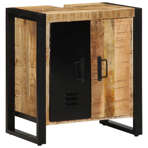 vidaXL Cabinet salle de bain 55x35x60 cm en bois massif